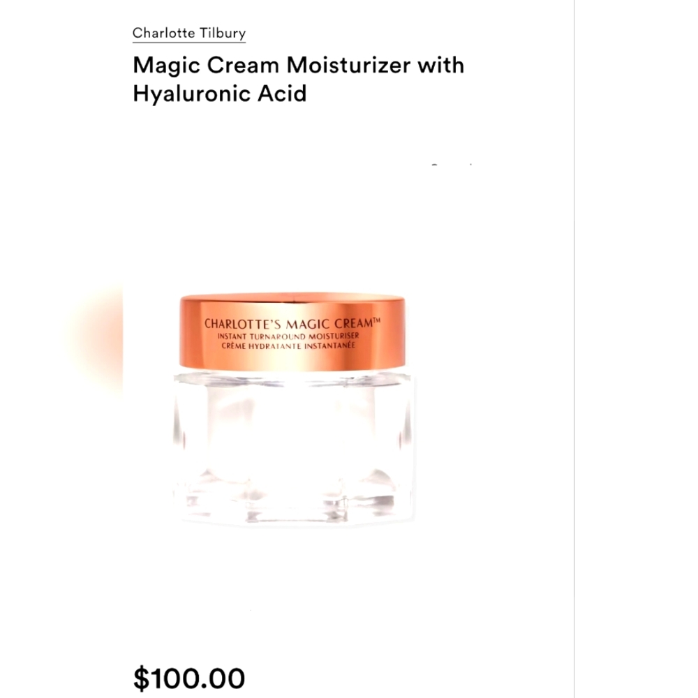 BUY 1 GET 1 FREE SAVE $65.00!!! Charlotte Tilbury MAGIC CREAM NIB
